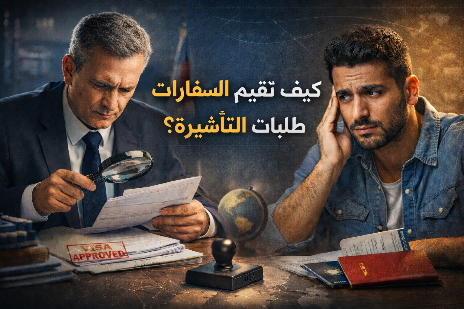 كيف تقيم السفارات طلبات التأشيرة؟