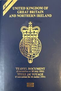 وثيقة سفر اللجوء البريطانية