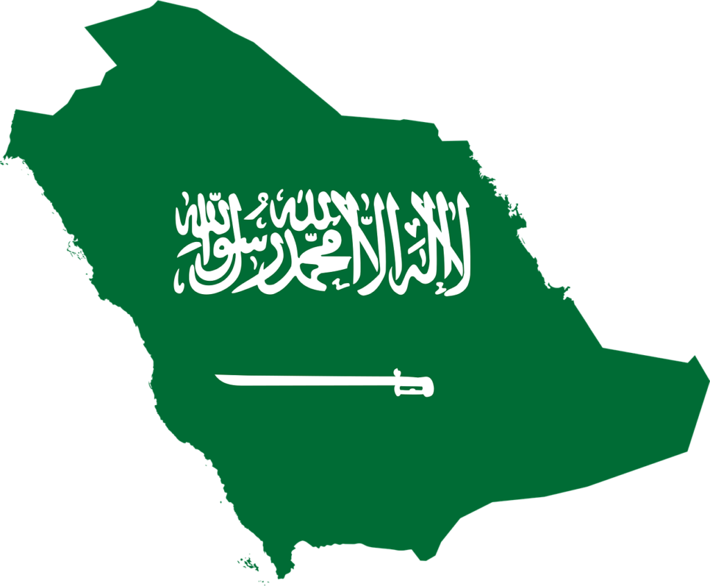 خريطة السعودية